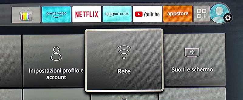 rete fire tv